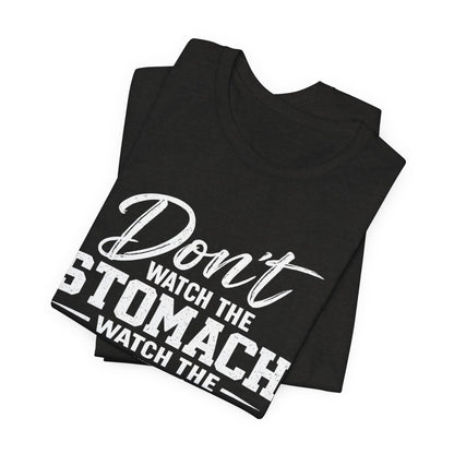 Don't Watch the Stomach Watch the Arrow Tee Black